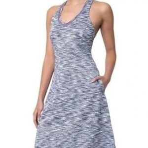 Athletic Lounge Dress Built in Bra Racerback Pockets Travel Pickleball Golf